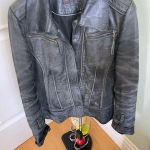 Leather jacket